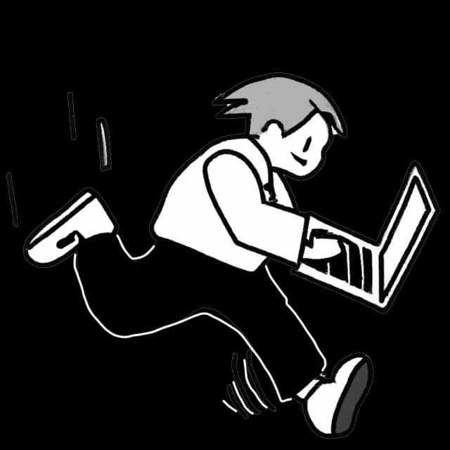 boy with laptop