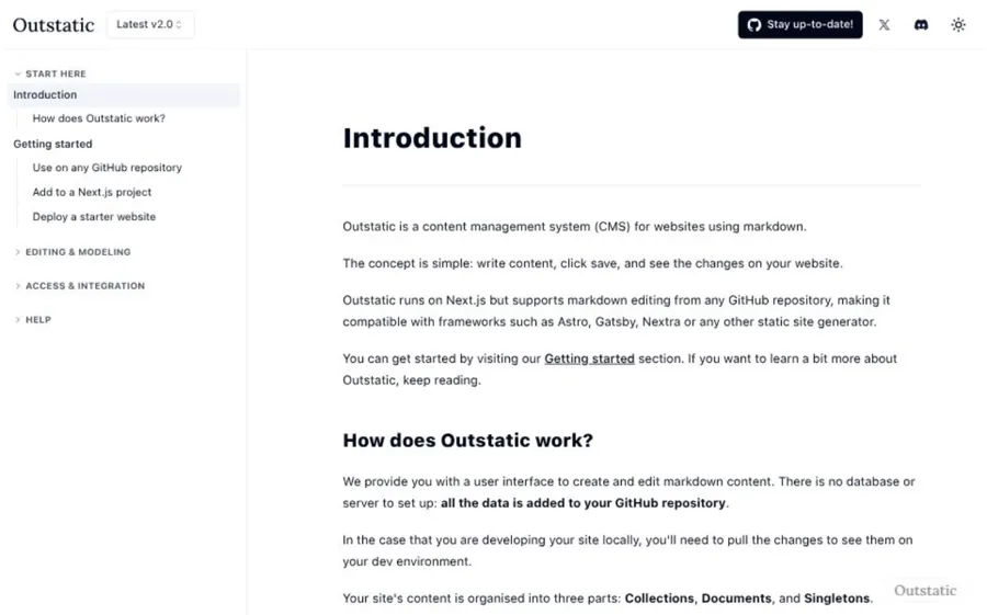 Documentation Starter preview